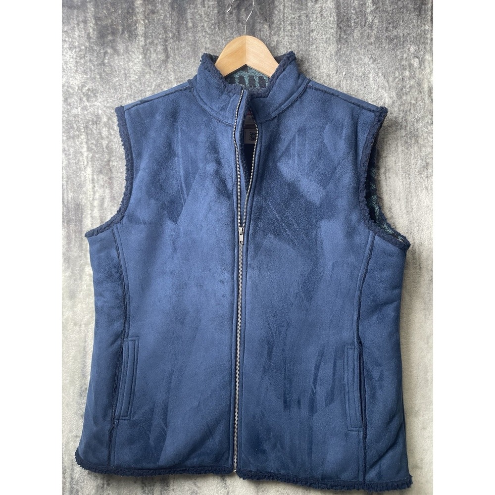 Red River Outfitters Royal Blue XL Fleece Vest Full Zip